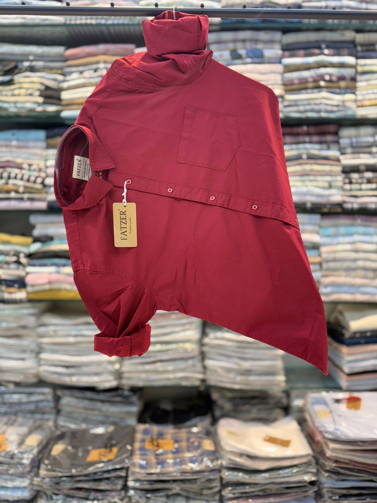 Fatzer Plain Cotton Shirts
