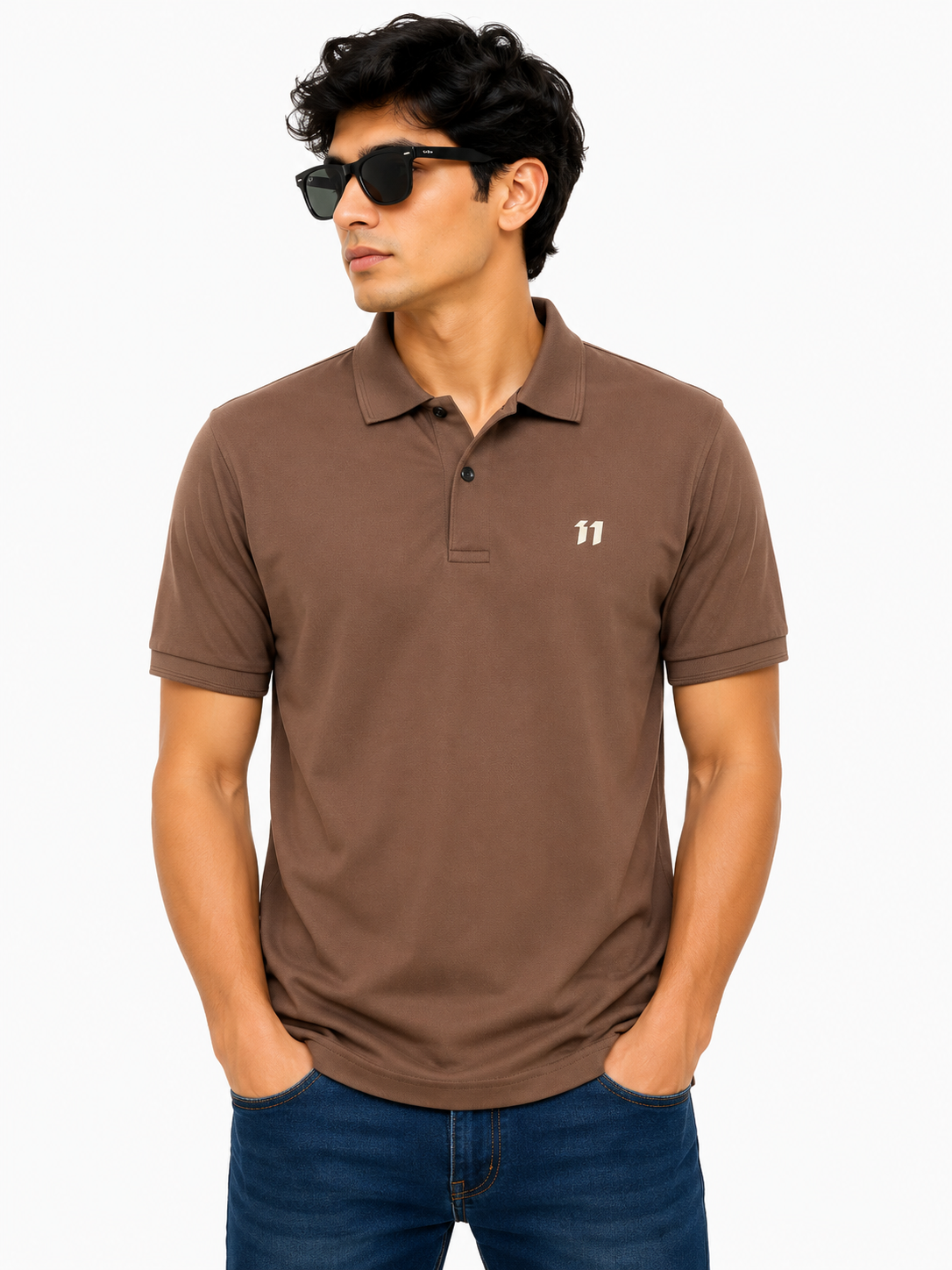 Matte Dri Fit Collar T-shirts