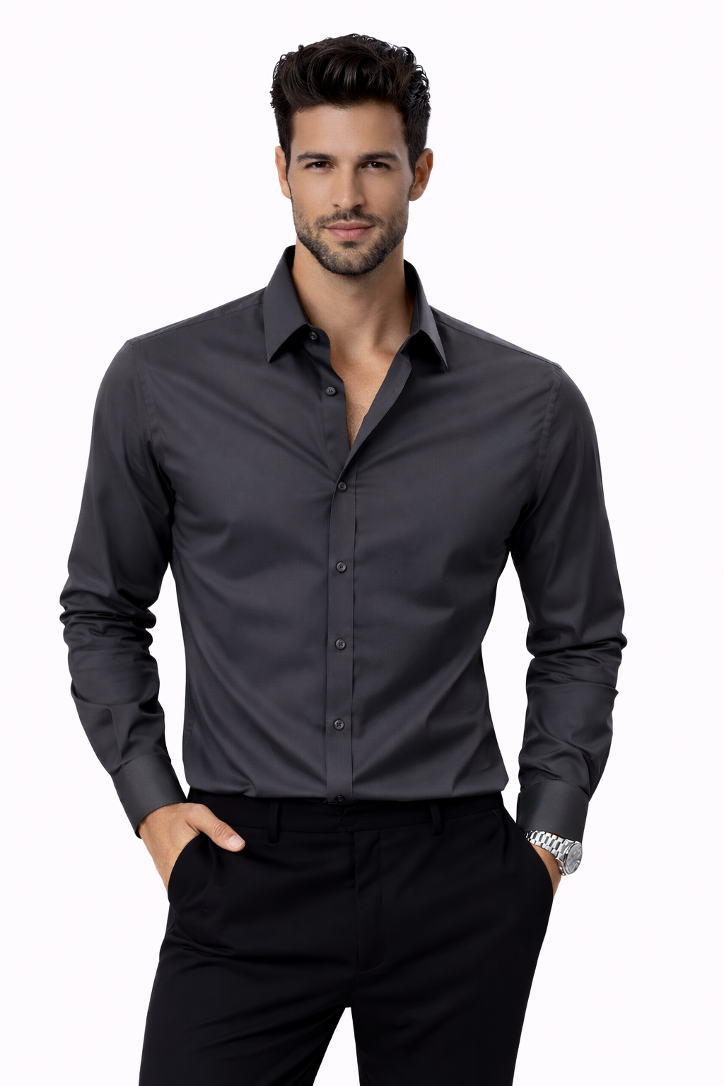 Premium Armani Lycra Fabric Shirt