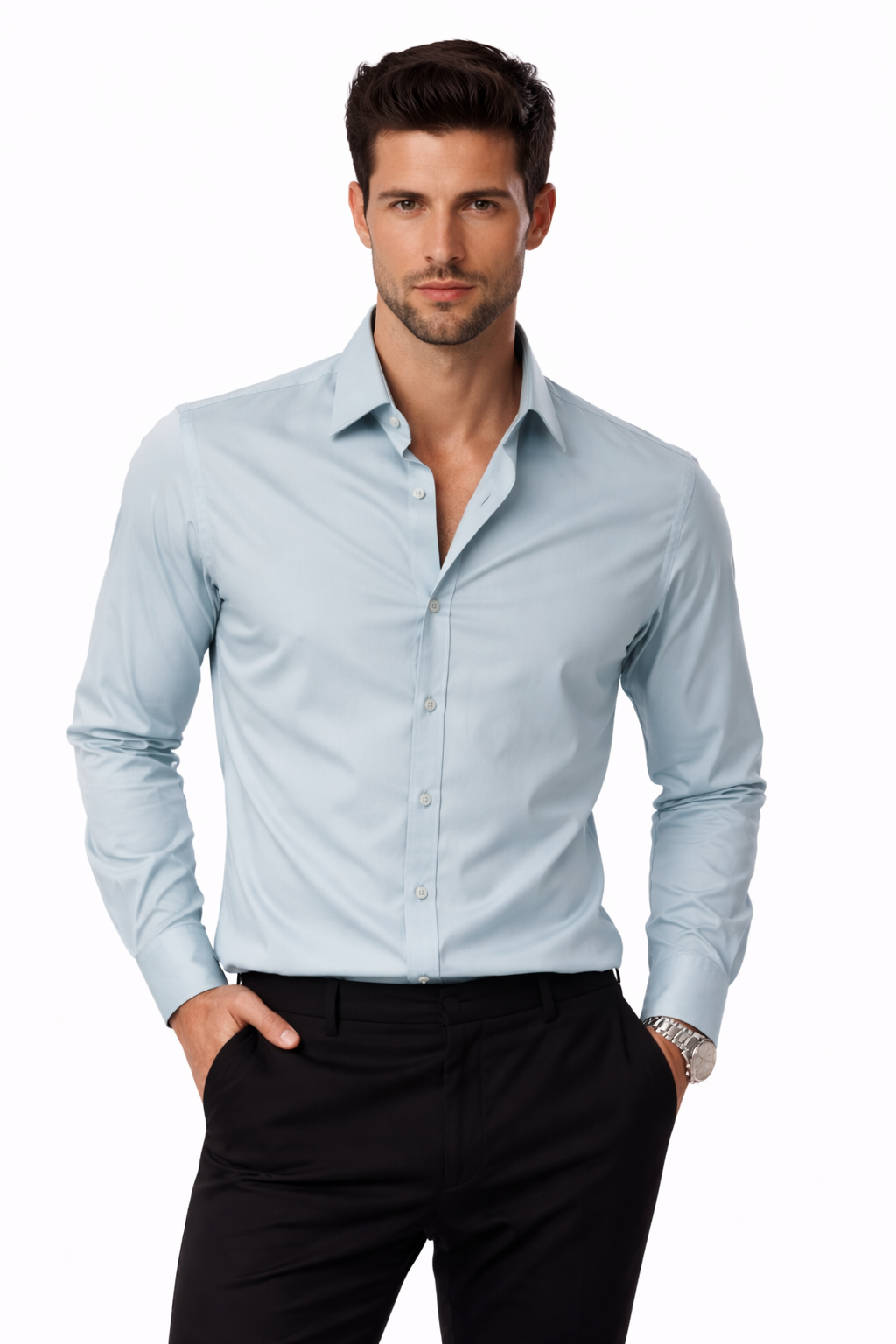 Premium Armani Lycra Fabric Shirt