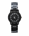 Black Arabic Dial Men’s Watch | Minimalist Steel Watch