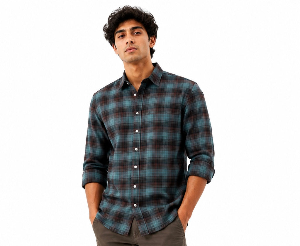 Men's Check Shirts Online in India | Casual & Cotton Checked Shirts | Fiya Collection Fiya Collections