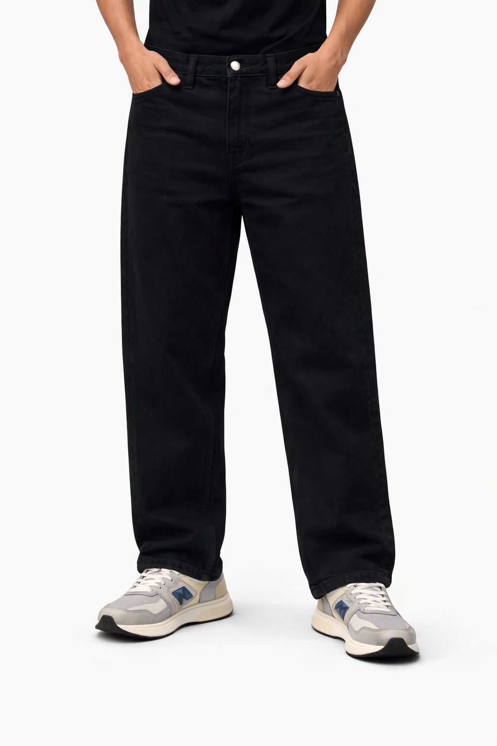 Straight Fit Baggy Jeans