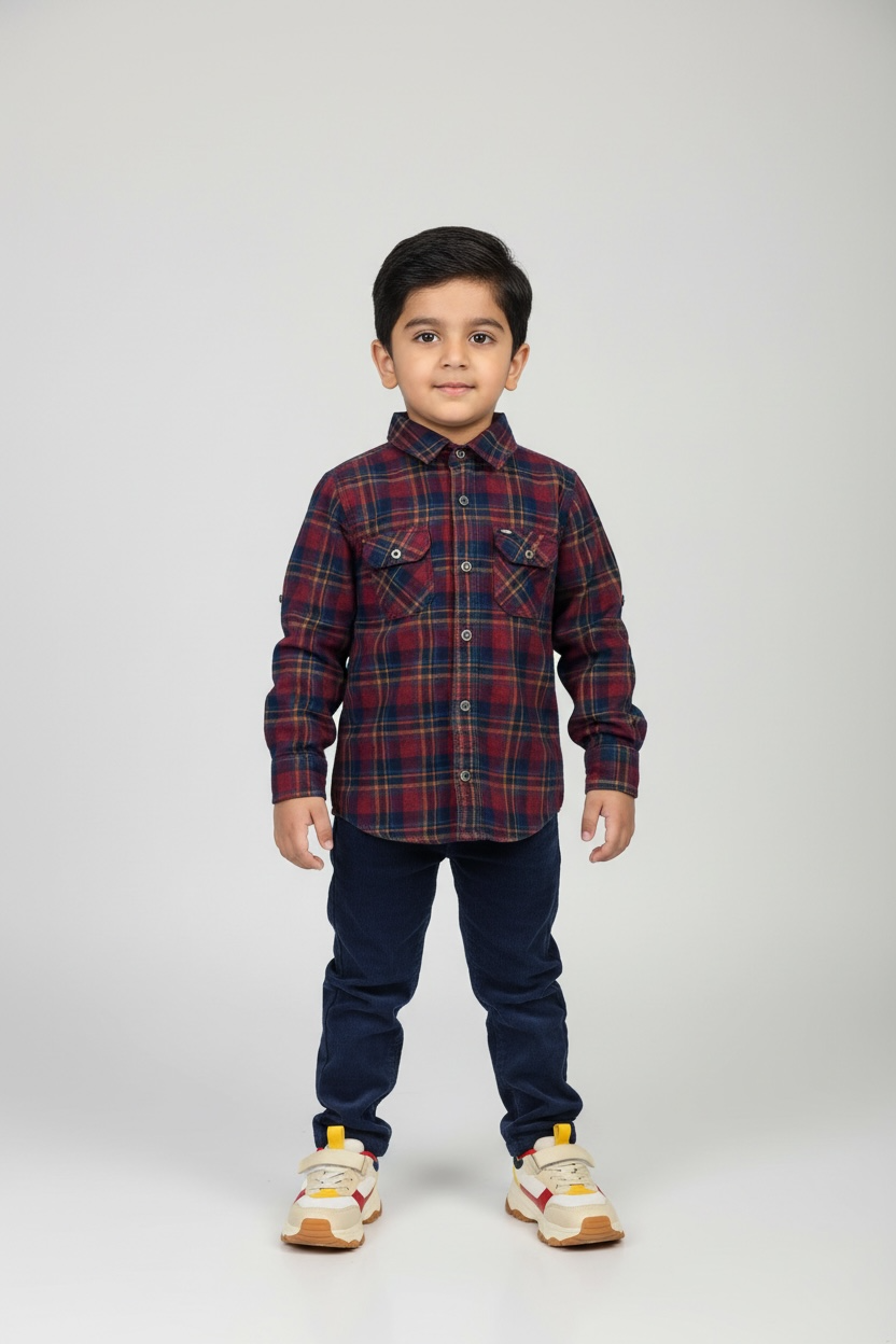 Kids Corduroy Shirts - 01