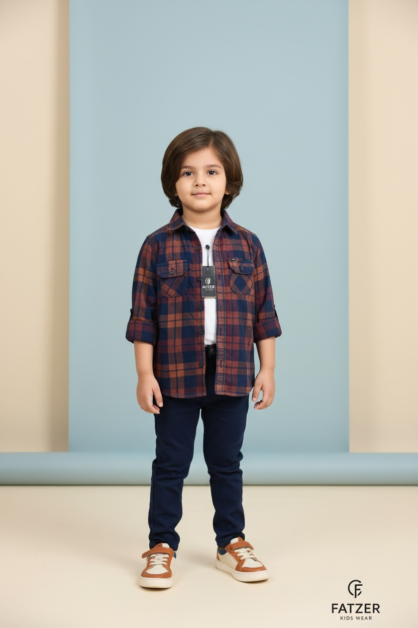 Kids Corduroy Shirts - 04