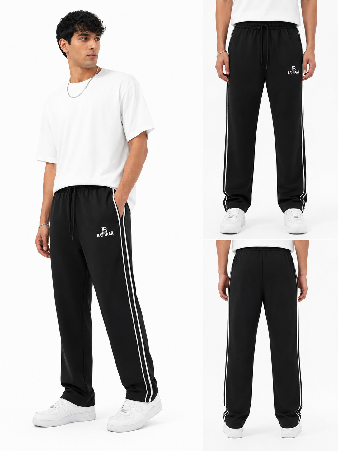 Men's Straight Fit Loose Track Pants