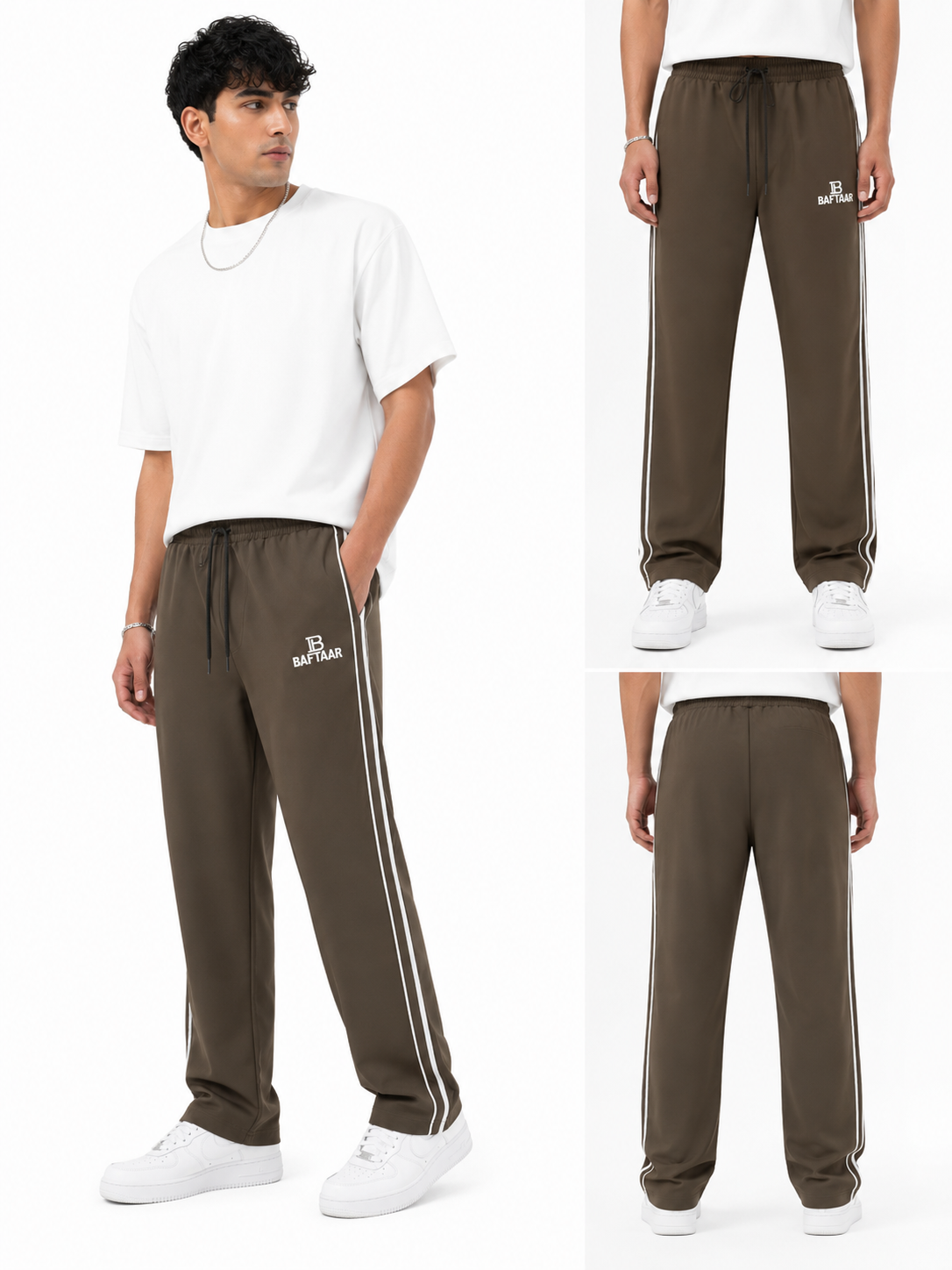 Men's Straight Fit Loose Track Pants