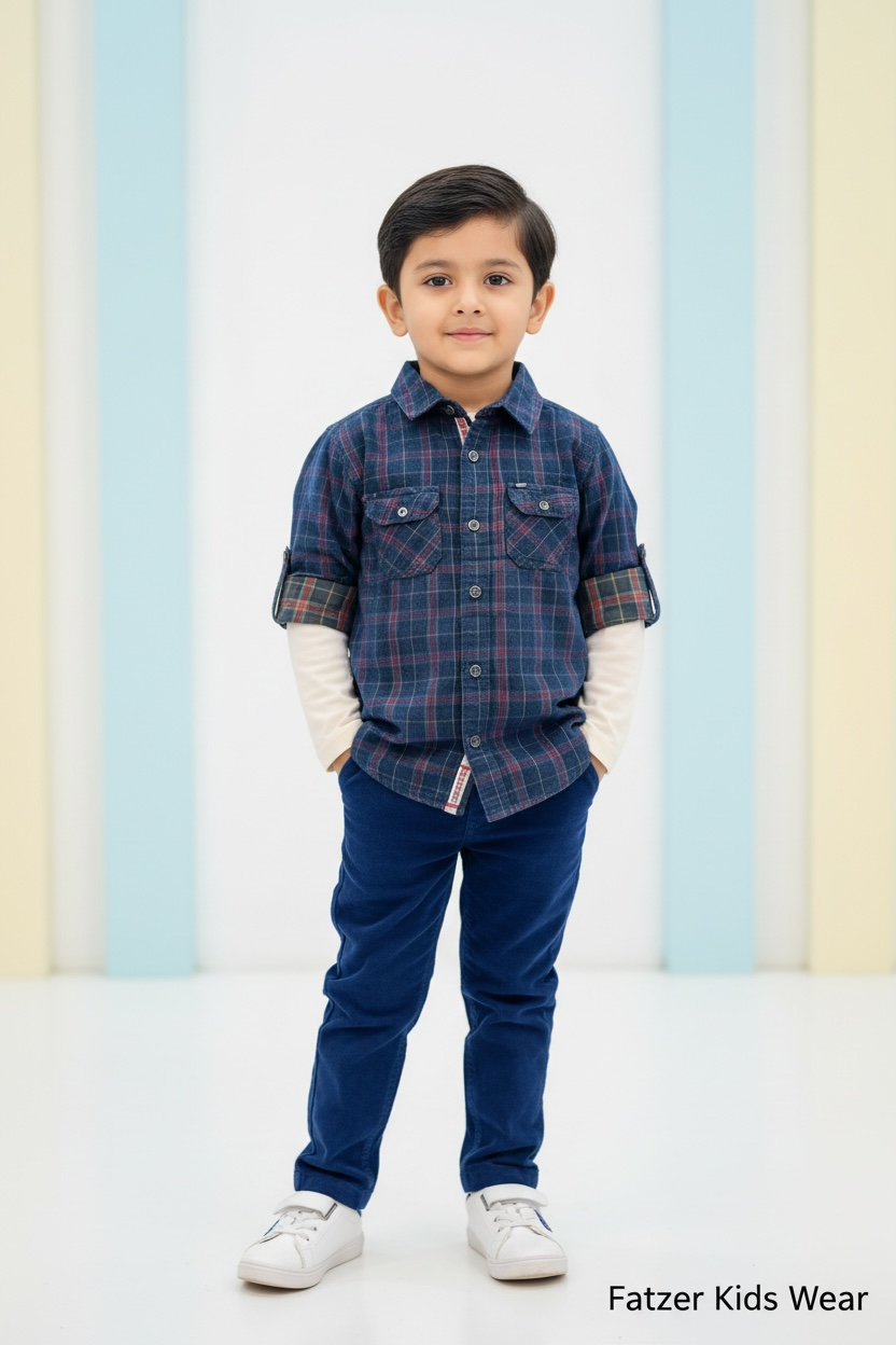 Kids Corduroy Shirts - 05
