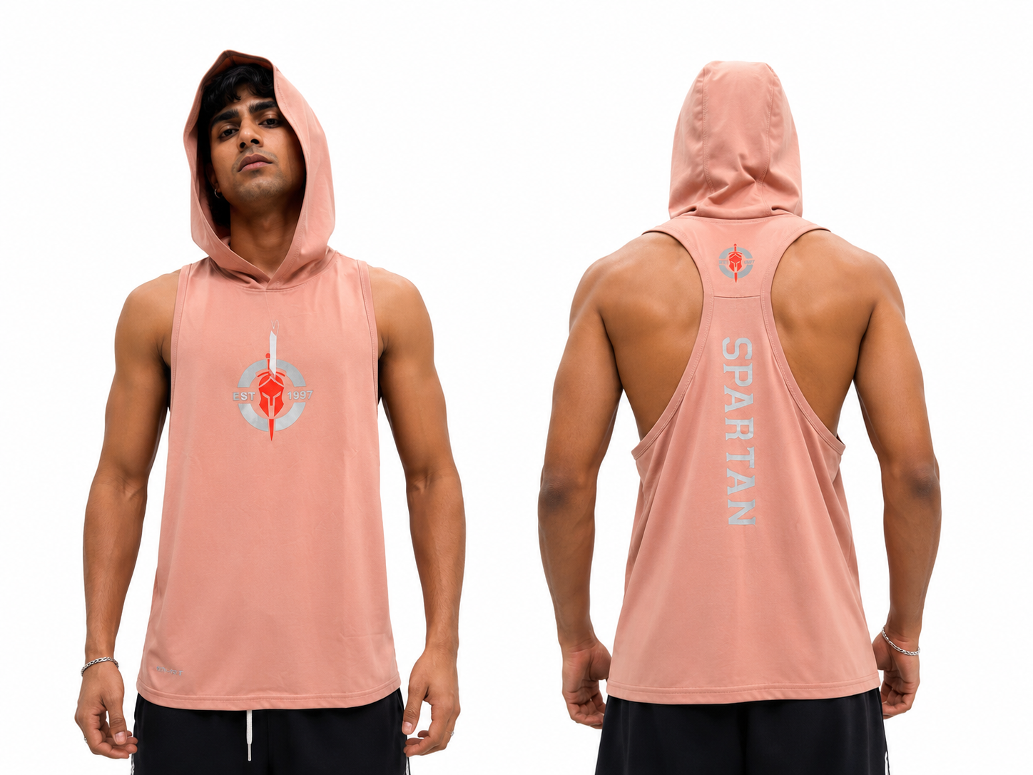 Men's Tank Top Sando with Cap | Sleeveless Gym & Casual Wear