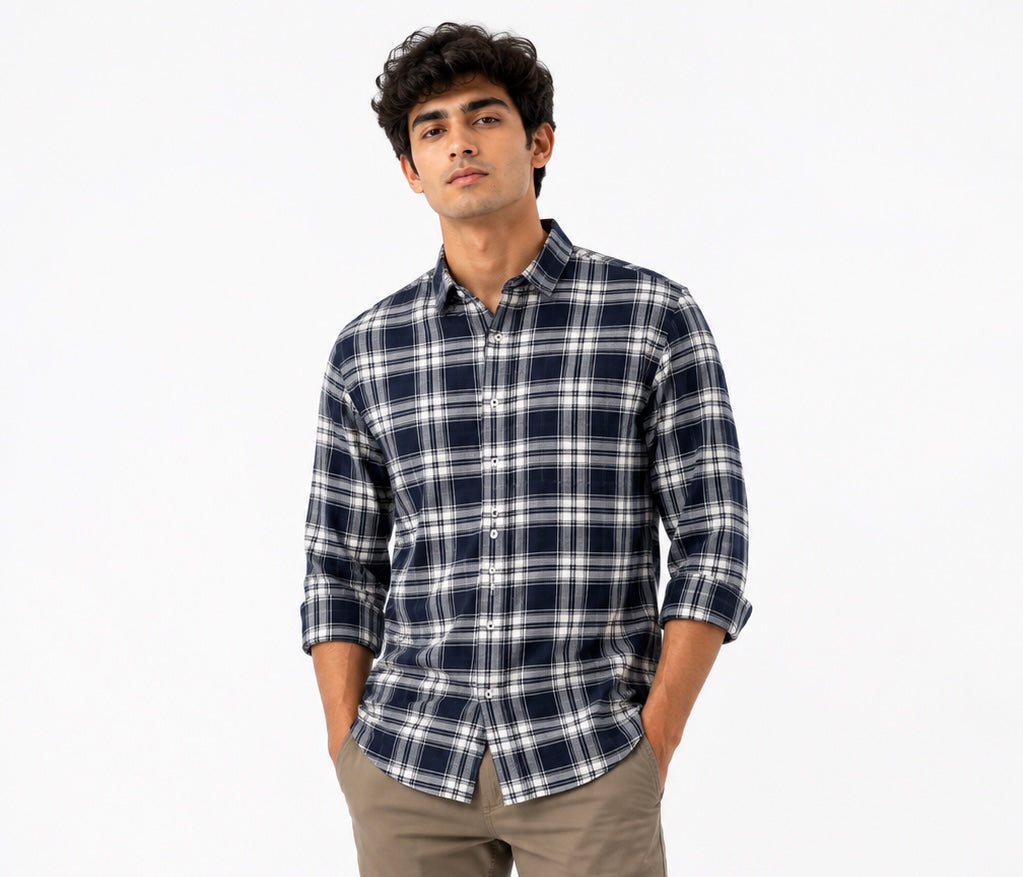 Men's Check Shirts Online in India | Casual & Cotton Checked Shirts | Fiya Collection Fiya Collections