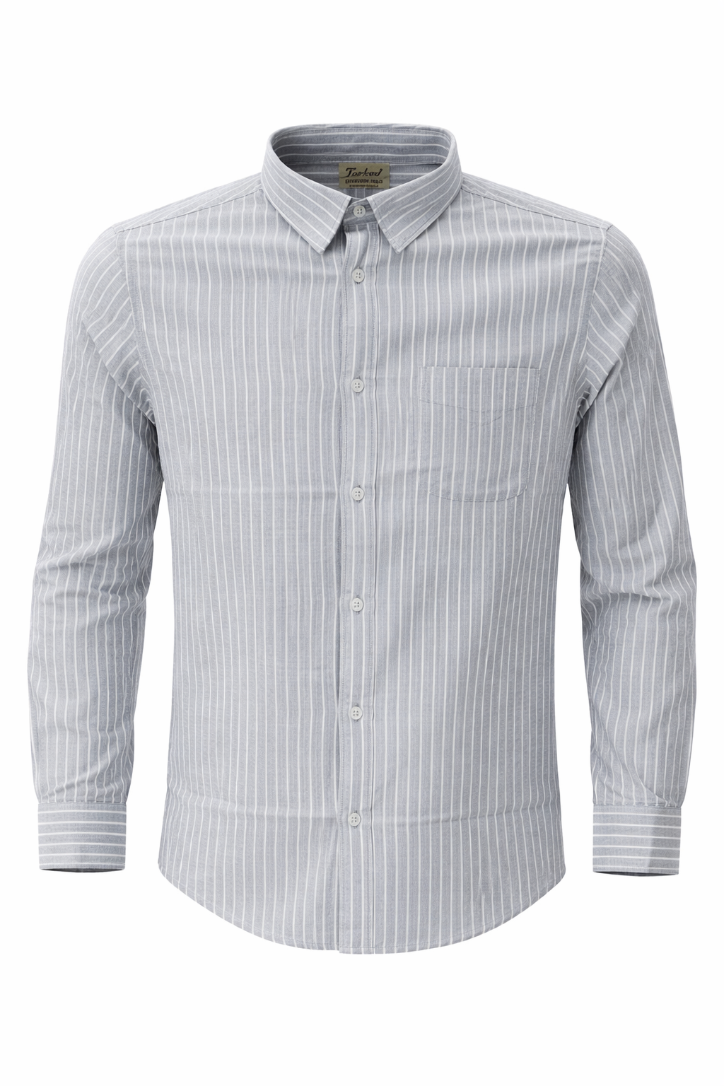 Men's Lining Full Sleeves Shirts - Grey