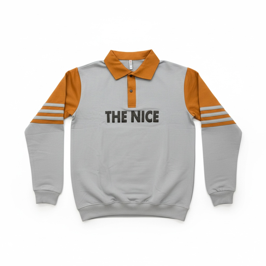 Men's Collar Full Sleeves Tshirts - M Size