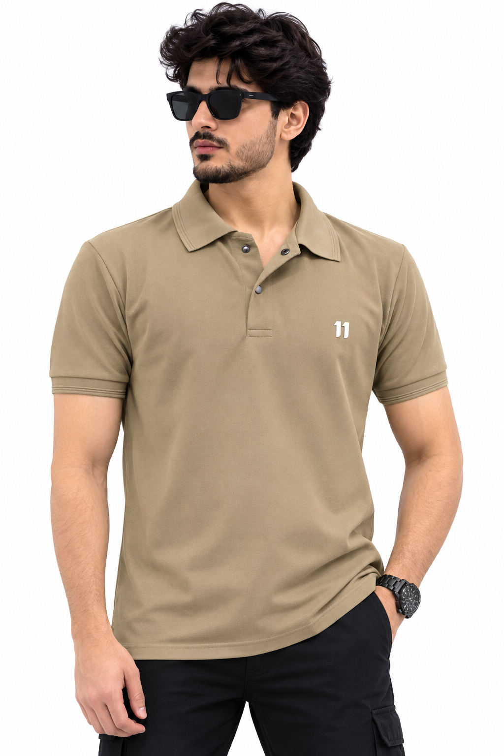 Matte Dri Fit Collar T-shirts