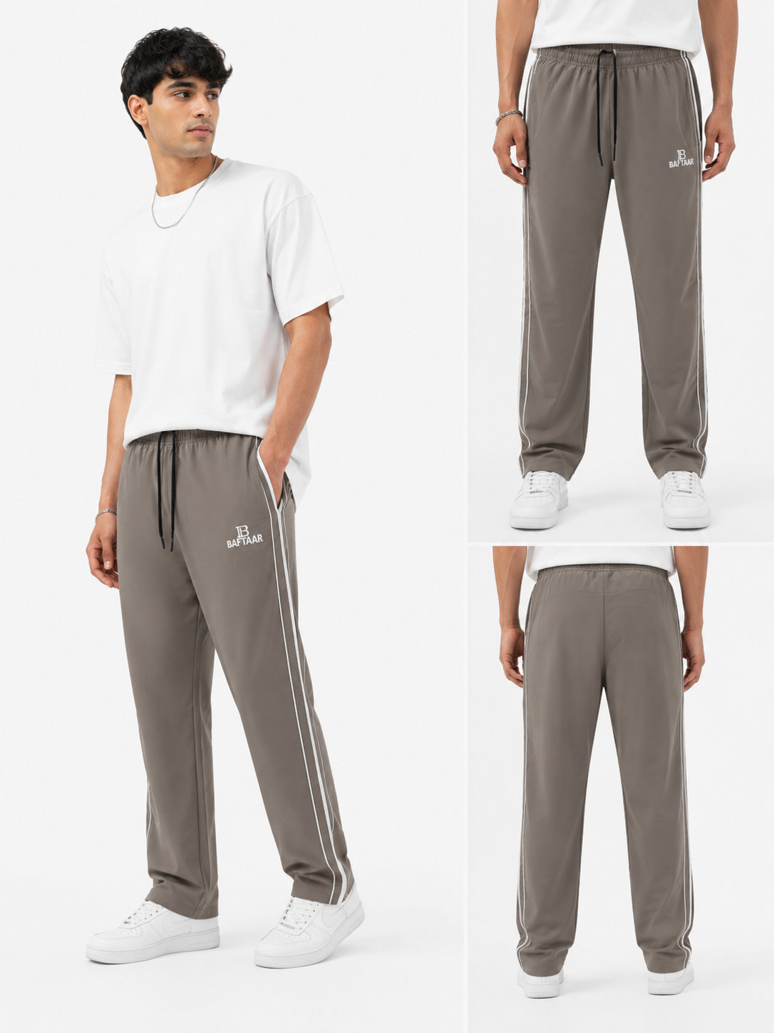 Men's Straight Fit Loose Track Pants
