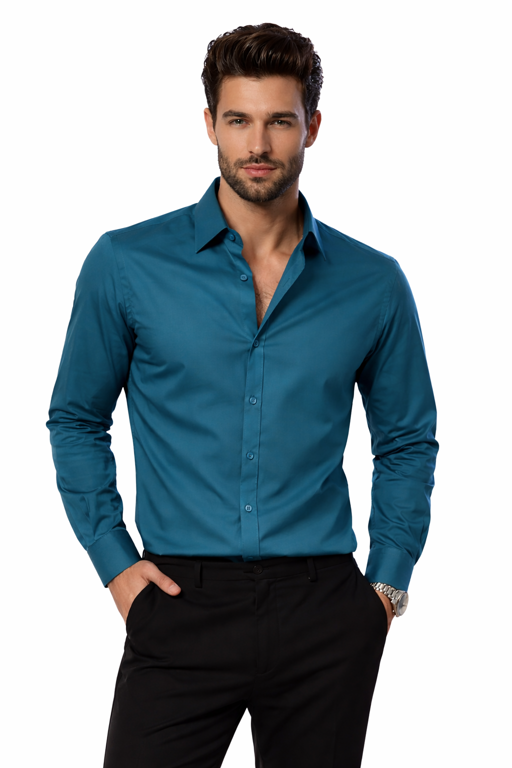 Premium Armani Lycra Fabric Shirt