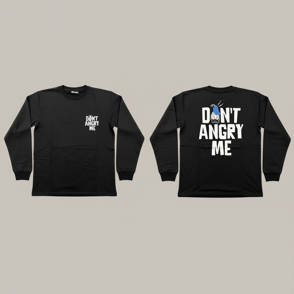 Men’s Back Printed Full Sleeves T-Shirts