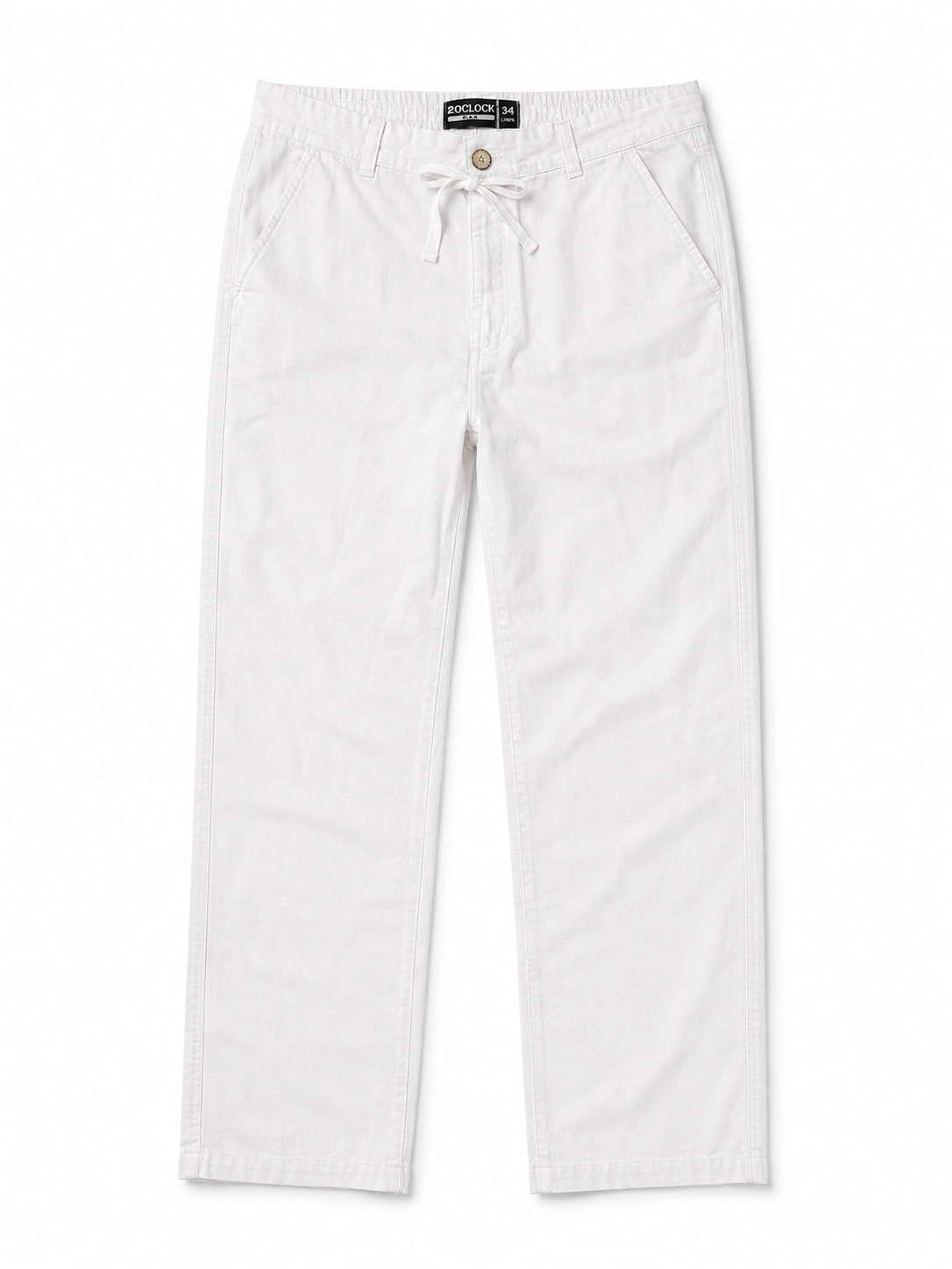 Men's Linen Straight Fit Pants Fiya Collections