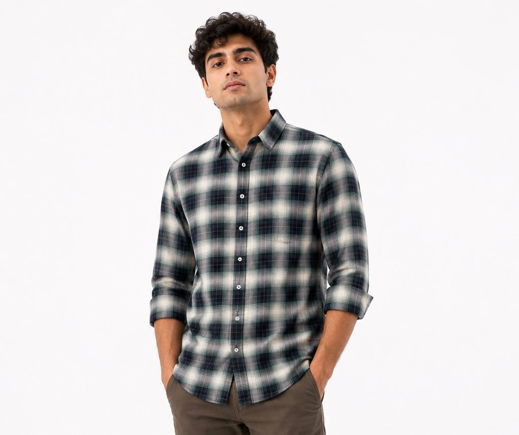 Men's Check Shirts Online in India | Casual & Cotton Checked Shirts | Fiya Collection Fiya Collections