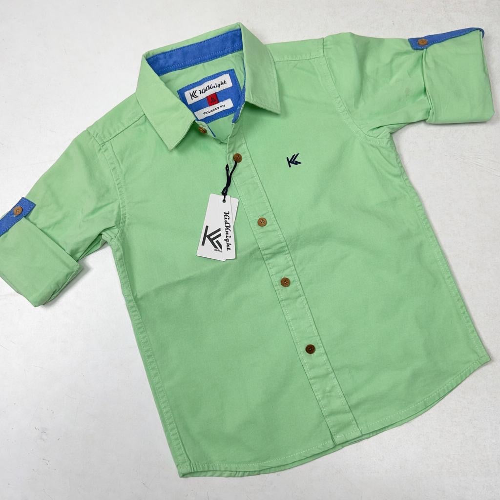 Premium Plain Shirts for Kids – Stylish Cotton Casual Boys Shirt