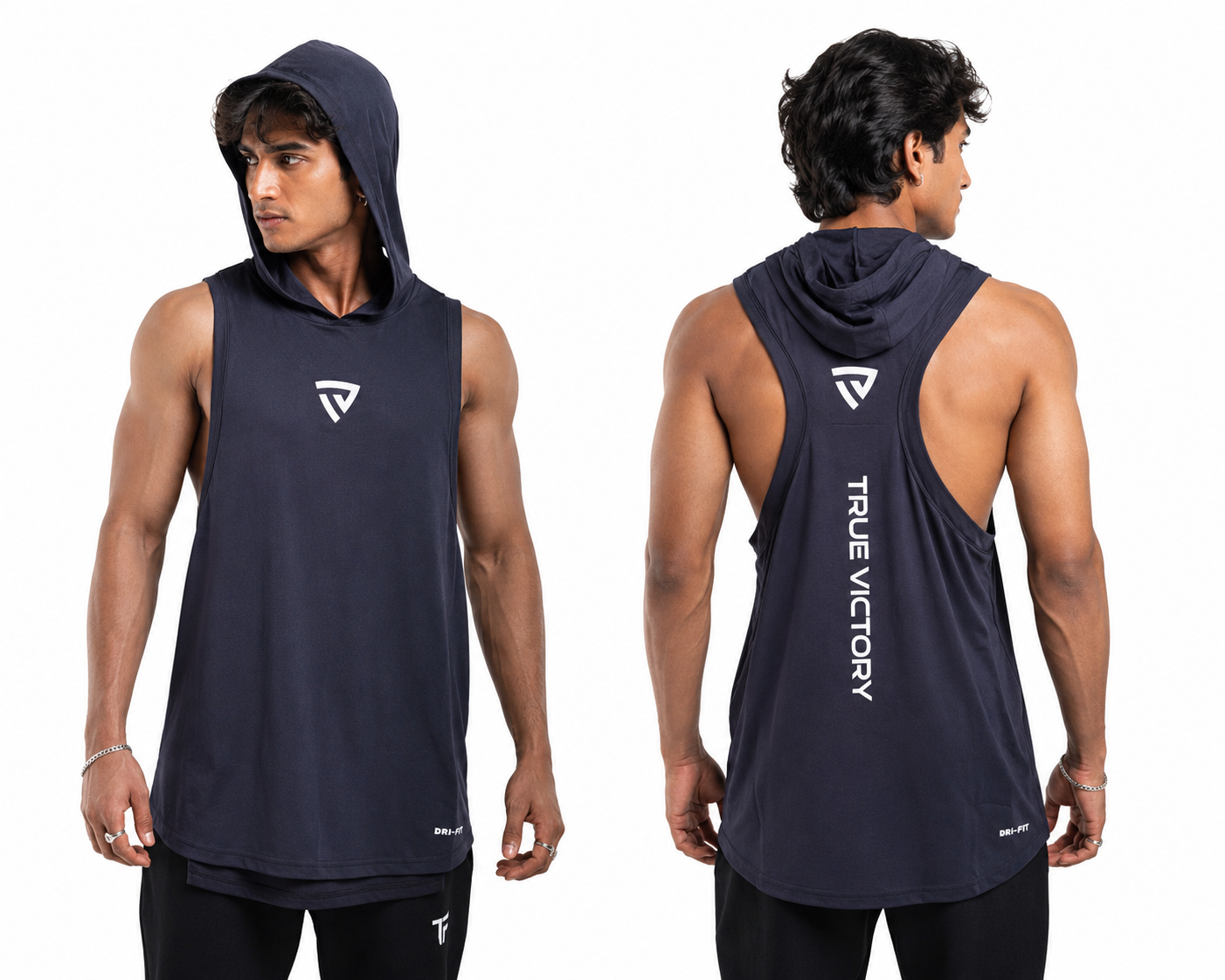 Men's Tank Top Sando with Cap | Sleeveless Gym & Casual Wear