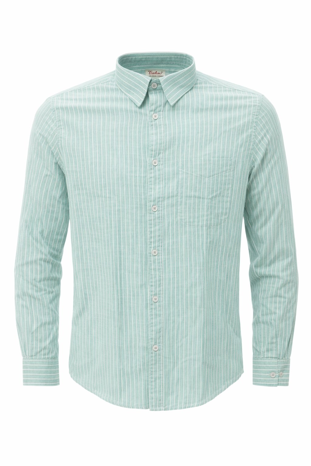Men's Lining Full Sleeves Shirts - Sea Green