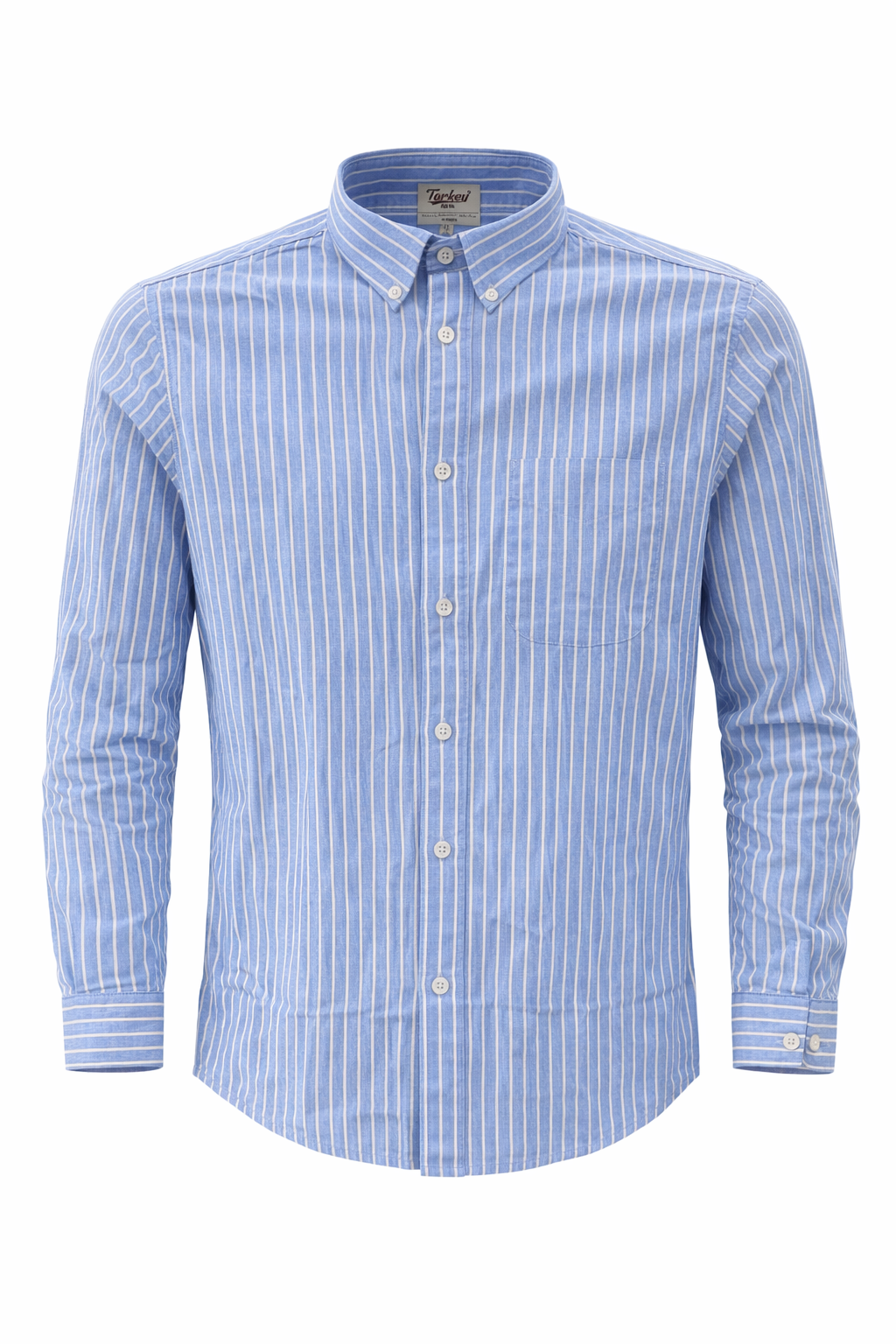 Men's Lining Full Sleeves Shirts - Light Blue