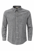 Men's Lining Full Sleeves Shirts - Dark Grey