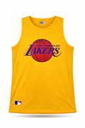 Los Angeles Lakers Yellow Sleeveless Tank Top for Men – Premium Basketball Sports Vest