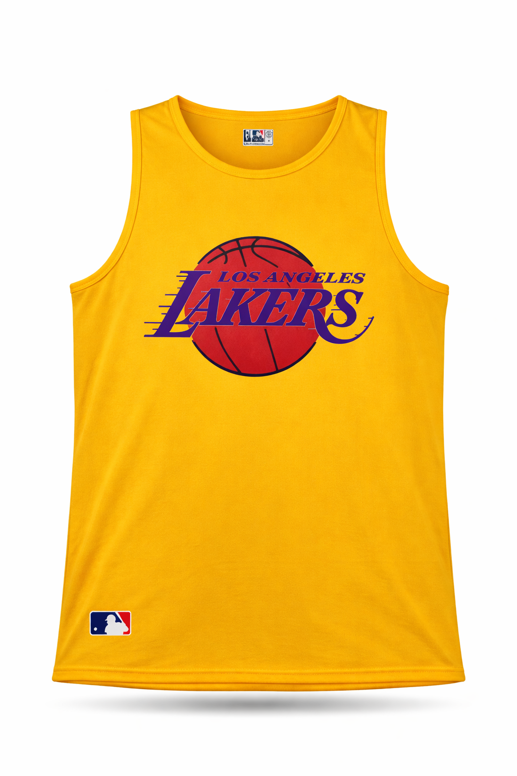 Los Angeles Lakers Yellow Sleeveless Tank Top for Men – Premium Basketball Sports Vest