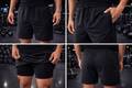 Men’s 2-in-1 Gym Shorts with Inner Compression