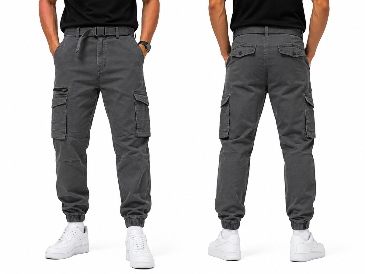 Men’s Multi Pocket Grip Cargo Pants