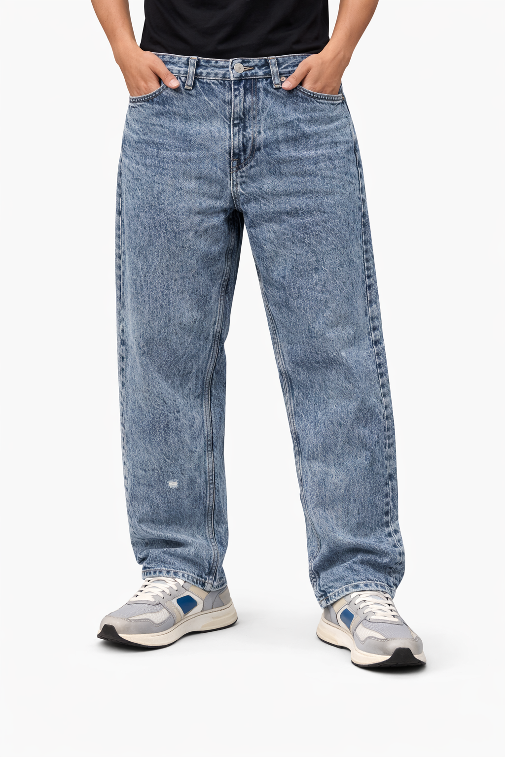 Straight Fit Baggy Jeans