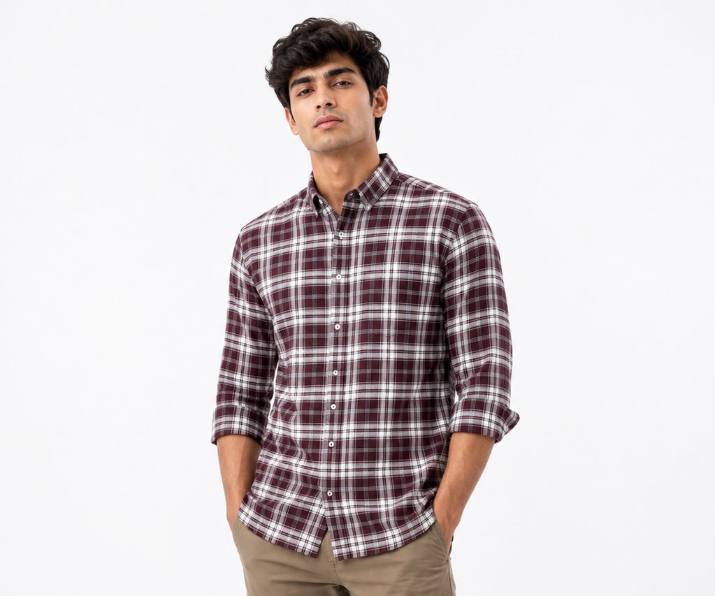 Men's Check Shirts Online in India | Casual & Cotton Checked Shirts | Fiya Collection Fiya Collections