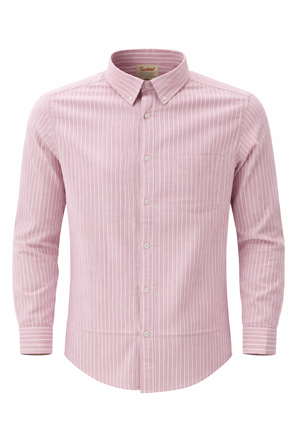 Men's Lining Full Sleeves Shirts - Pink