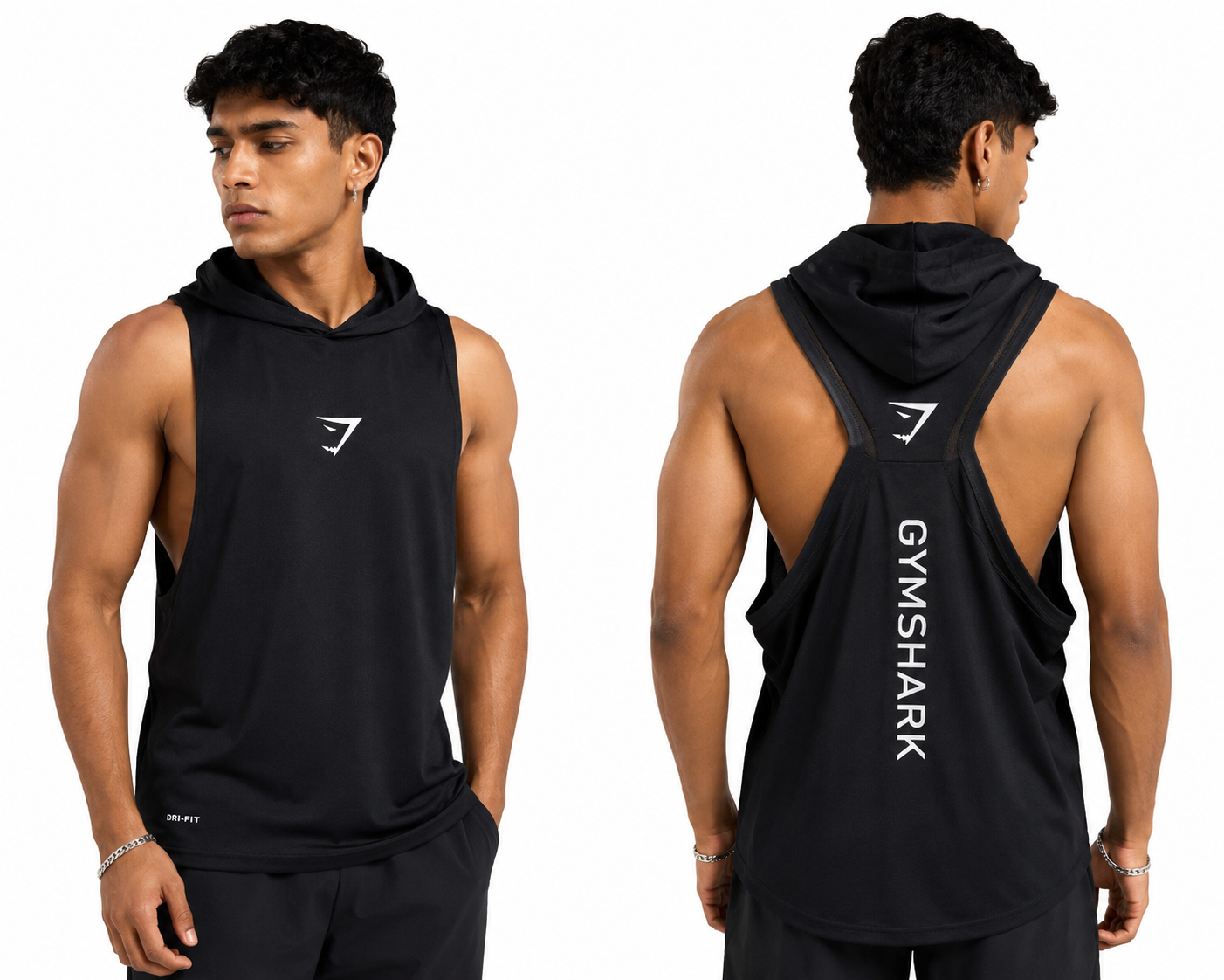 Men's Tank Top Sando with Cap | Sleeveless Gym & Casual Wear