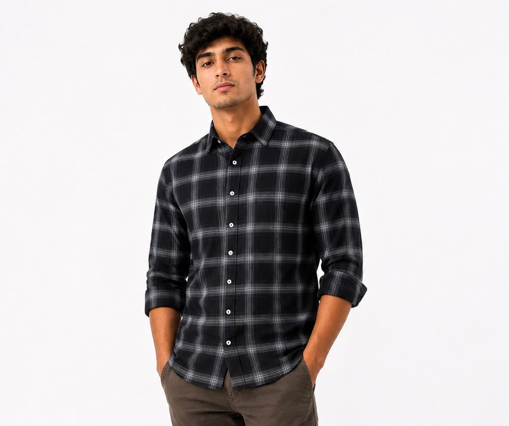 Men's Check Shirts Online in India | Casual & Cotton Checked Shirts | Fiya Collection Fiya Collections