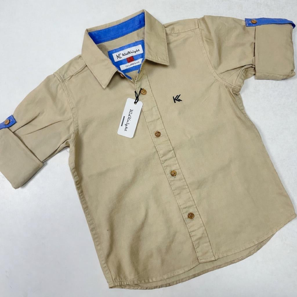 Premium Plain Shirts for Kids – Stylish Cotton Casual Boys Shirt