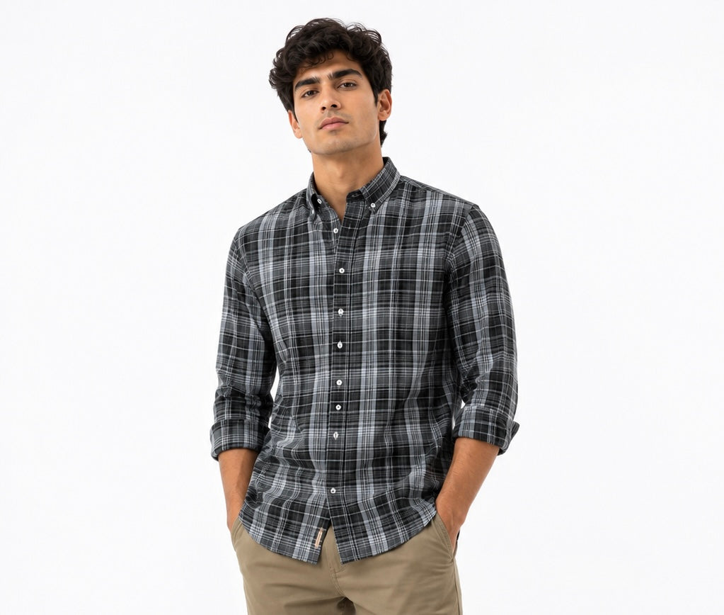 Men's Check Shirts Online in India | Casual & Cotton Checked Shirts | Fiya Collection Fiya Collections