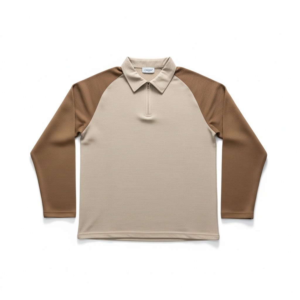 Men's Collar Full Sleeves Tshirts - M Size