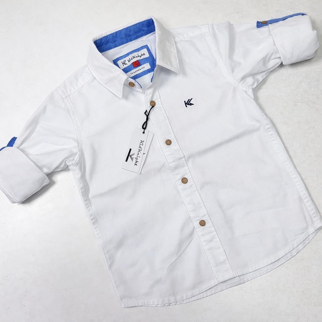 Premium Plain Shirts for Kids – Stylish Cotton Casual Boys Shirt