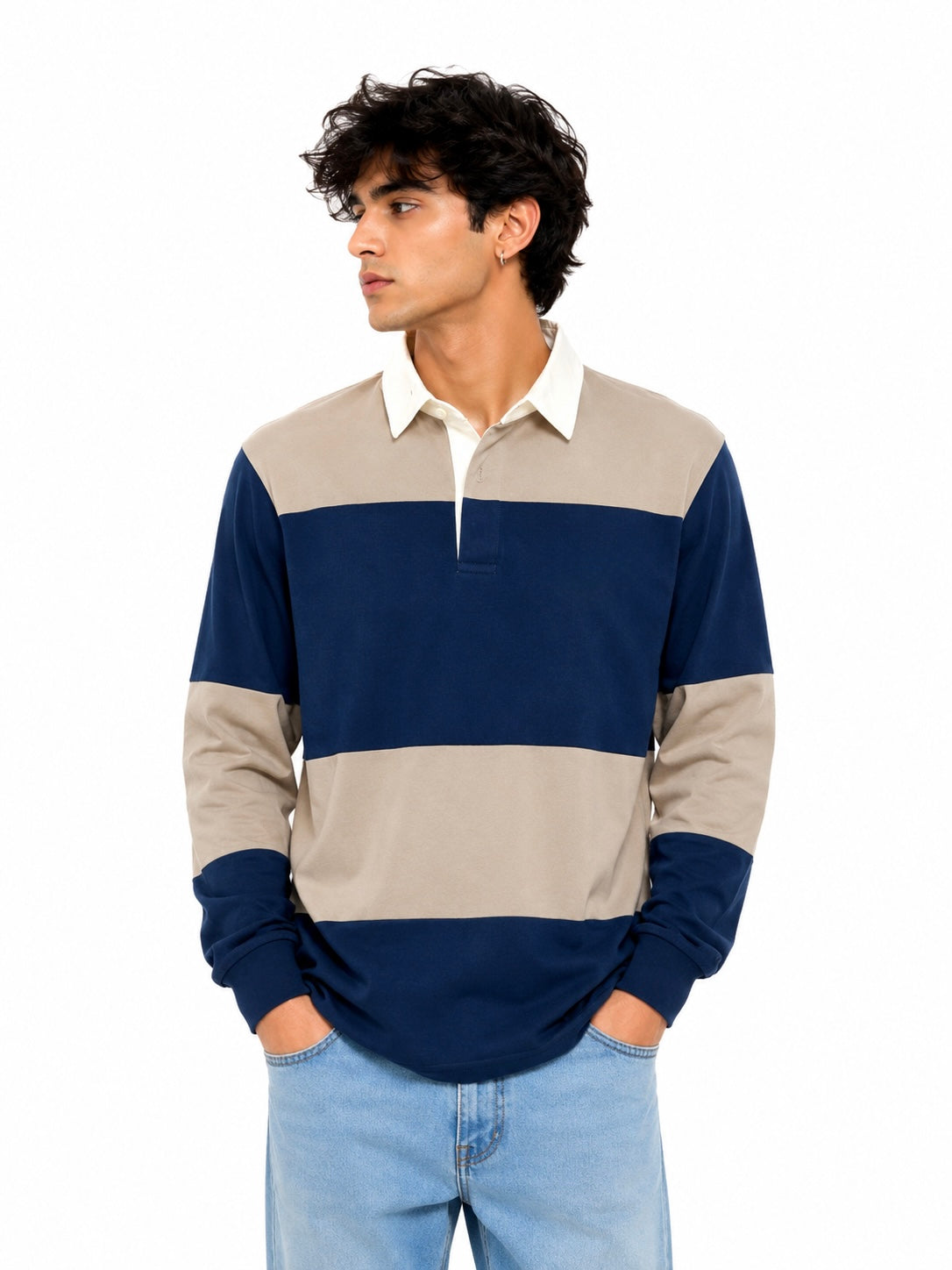 Men's Full Sleeve Collar T-Shirt | Premium Polo T-Shirt