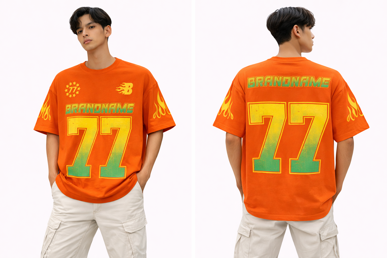 Men’s Printed Oversized T-Shirts