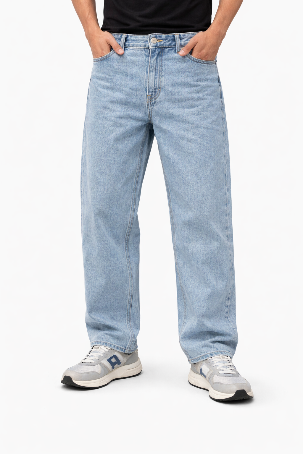 Straight Fit Baggy Jeans
