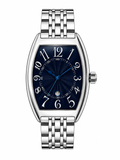 Silver Blue Dial Men's Analog Watch | Stainless Steel