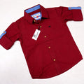 Premium Plain Shirts for Kids – Stylish Cotton Casual Boys Shirt