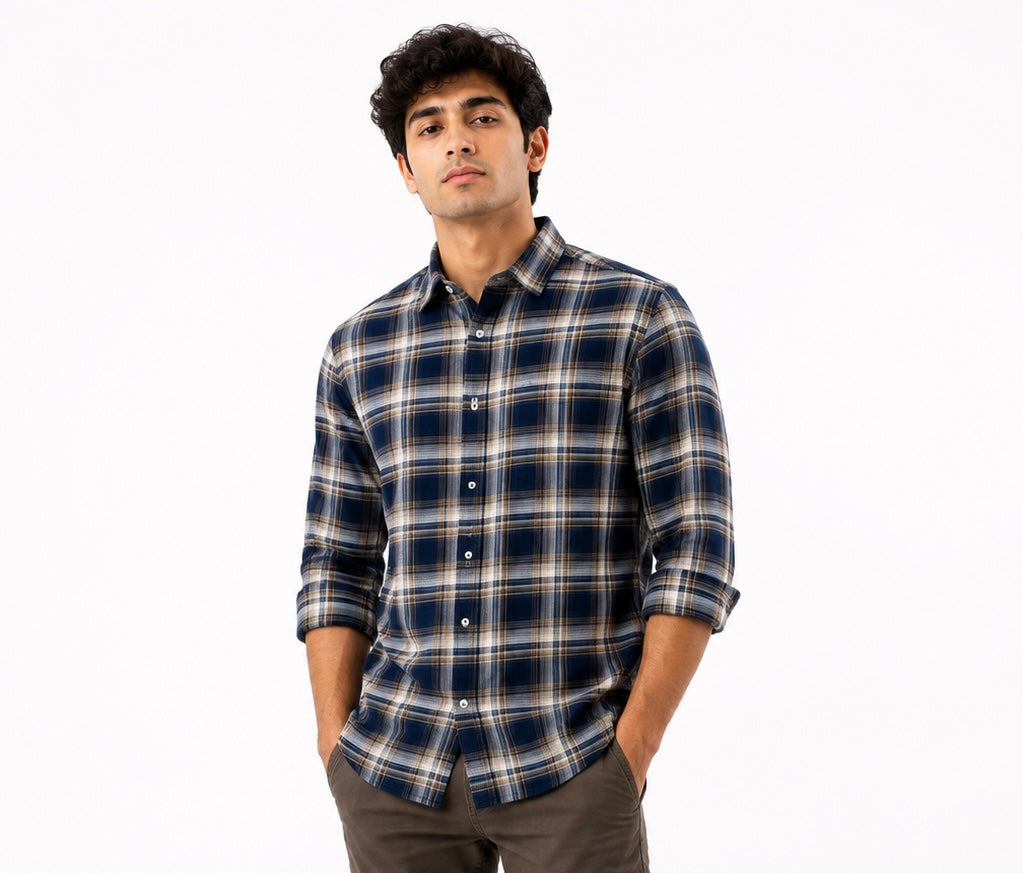 Men's Check Shirts Online in India | Casual & Cotton Checked Shirts | Fiya Collection Fiya Collections