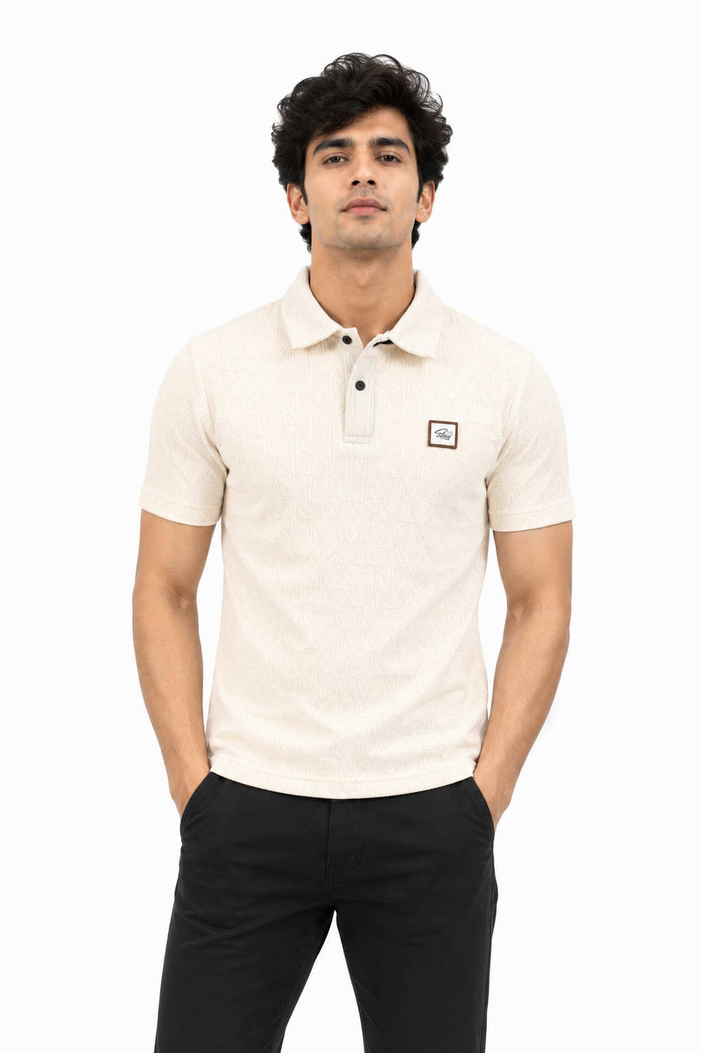 Polo Corduroy Half Sleeves Tshirts