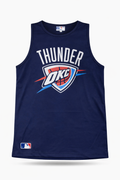 OKC Thunder Navy Blue Sleeveless Tank Top for Men – Basketball Sports Gym Vest