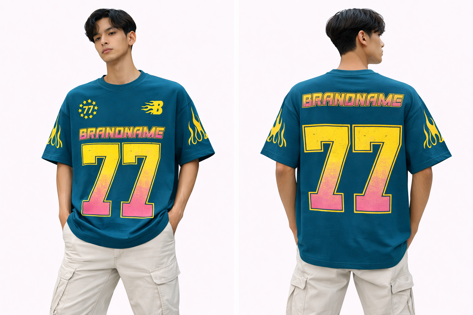 Men’s Printed Oversized T-Shirts