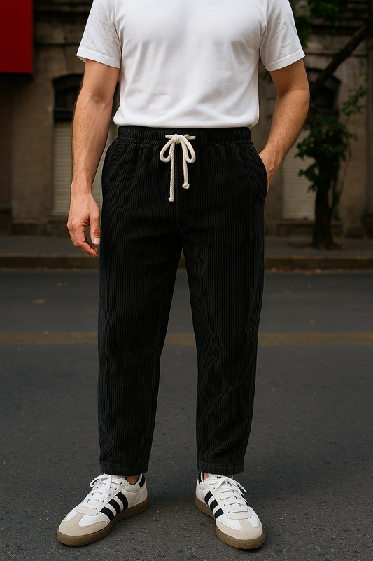 Corduroy Imported Track Pants